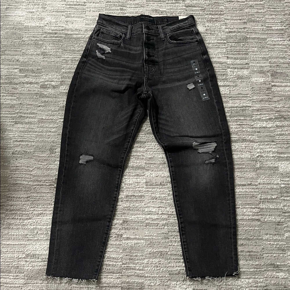 Lucky Brand Distressed Charcoal Women's Jeans